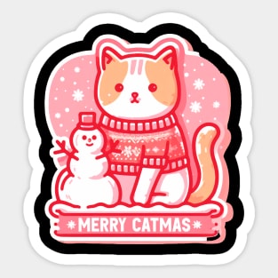 Merry CatMas Sticker